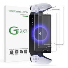 amFilm 3 Pack Tempered Glass Screen Protector for PlayStation Portal Remote...