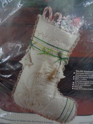 Bucilla Candlewicking DOVE Stocking Kit