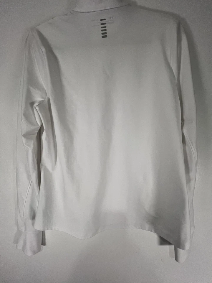 Under Armour Women’s 3/4 Zip Long Sleeve Pullover Size Large Heat Gear, Run - Image 4 of 4