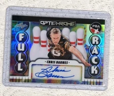 Chris Barnes 2025 Leaf Eclectic PBA - Optichrome Full Rack Auto - Oil Spill /2
