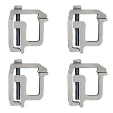 4 X Heavy Duty Aluminum Truck Cap Topper Camper Shell Mounting Clamps