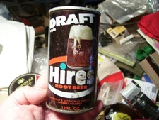 Vintage Hires Root Beer Soda can