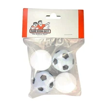 Game Room Guys Foosball Balls - 2 Smooth- 2 Soccer Ball Style - Set of 4