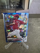 2021 Bowman Chrome Prospect SAPPHIRE EDITION REFRACTOR Hunter Greene #BCP-127