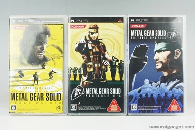 Metal Gear Solid Portable Ops Plus & Peace Walker (3 jeux) PSP Japan Import - Photo 1/4