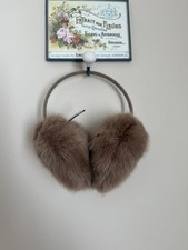 LOFT Brown Faux Fur Earmuffs Women One Size Winter Skiing Snowboarding