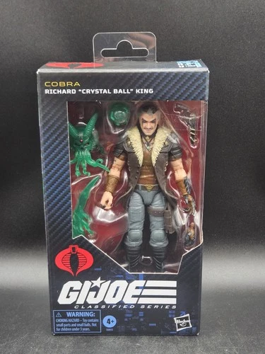 G.I. Joe Classified #159 Richard Crystal Ball W/ Free Acrylic Base 100%Complete