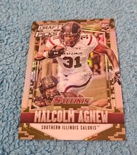 2015 Panini Prizm Draft Picks Malcolm Agnew S Illinois Camo Rookie 19/199 #215