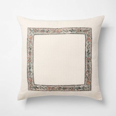 Oversized Square Border Pattern Cream - Threshold Design with Studio McGee