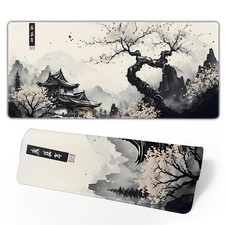 Japanese Mouse Pad, Large Japanese Desk Mat, XL Anime Gaming Keyboard Mat, No