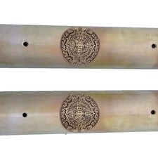 Riot Balls Decorative Picatinny Rail Covers 6 Inch   Aztec Design  CNC Machined