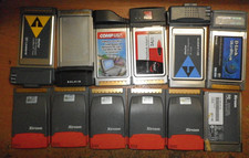 Lot 12 PCMCIA cards xircom belkin dlink compusa RBEM56G-100 PCM200 dwl-650 