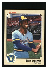 1983 Fleer #43 Ben Oglivie Milwaukee Brewers NM-MT