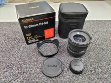 Sigma 10-20Mm F4-5.6 Wide Angle Lens