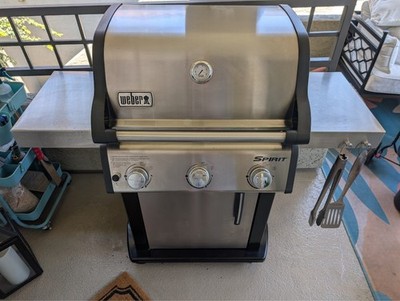 Weber Spirit E-310 Liquid Propane Gas Grill for Outdoor Cooking and BBQ, 3 Burne