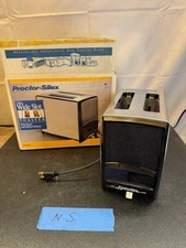 Vintage Proctor-Silex T620B 2-Slice Wide Slot Toaster – Untested