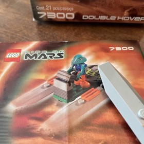 Lego Life On Mars Double Hover #7300-1 Yr 2000 Complete