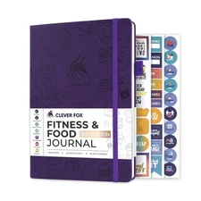 Clever Fox Fitness & Food Journal – Nutrition & Workout Planner for Women