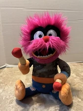 Disney Jr Muppets Babies Rockin' Animal Animated Plush Talks Sings Drums Works
