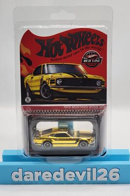 2024 HOT WHEELS RLC Red Line Club 1970 Mustang Boss 302 Gold