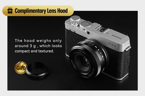 TTArtisan AF 27mm F2.8 APS-C STM Lens Titanum Grey for Fuji XS10 X-A5 X-A7 X-M1 - Picture 5 of 11