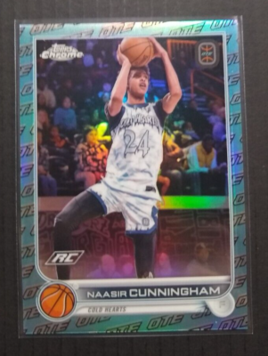 2022-23 Topps Chrome OTE Naasir Cunningham OTE Refractor #18 
