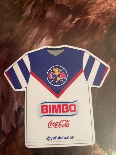 Club America Souvenir Jersey Magnet Champions Magneto Camisa Nueva Retro Blanca