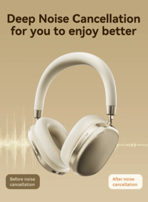Wireless Gaming Headset Noise Cancelling Headphone HighEnd Closed-Back Over-Ear