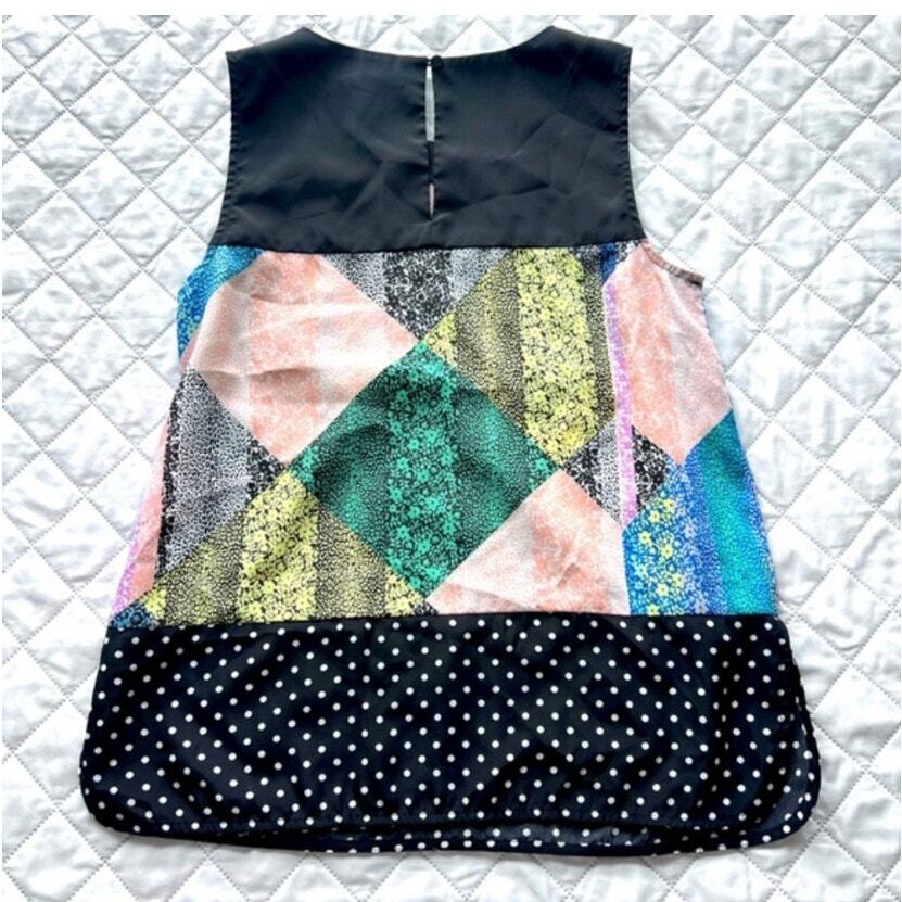 Multi-Patterned Blouse- Size XS - image 3