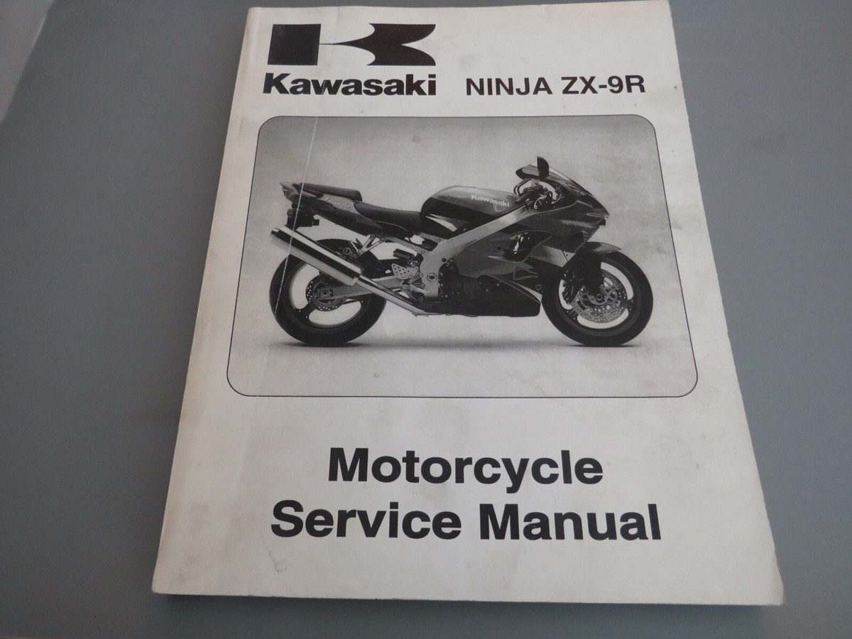 もあページ Kawasaki 2000 2001 Ninja Zx-9r Zx900 Factory Service Manual Repair