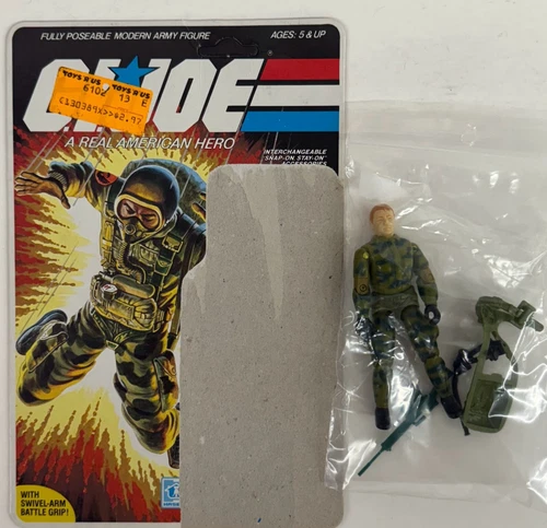 1984 Vintage G.I. Joe Rip Cord Ripcord v1 Figure Missing Helmet