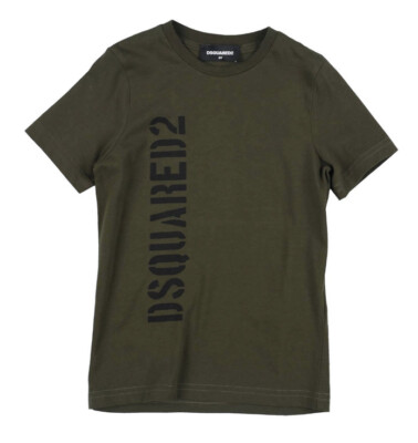 DSQUARED2 T-Shirt Jungen olivgrün 7-8 Jahre neu mit Etikett