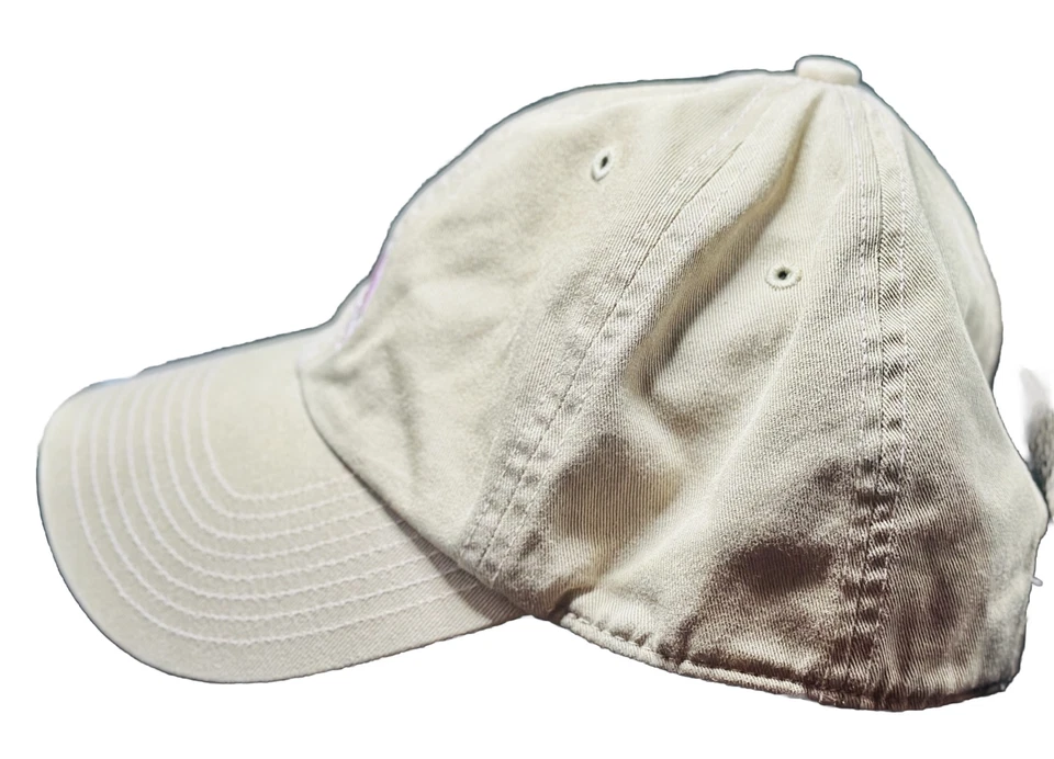 Gorra de béisbol ajustable ADIDAS - tostada, topo, rosa bordado, talla única Foto 2 de 4