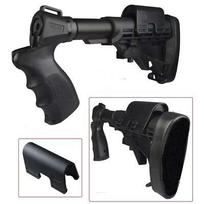 Mossberg 500 590 Shockwave Maverick 88 12 GA Shotgun Stock Grip With Pad & Riser