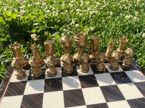 Skull Chess Pieces - 3D Death's-Head Pieces - Only Handmade Chesspieces - Gift - Picture 7 of 8