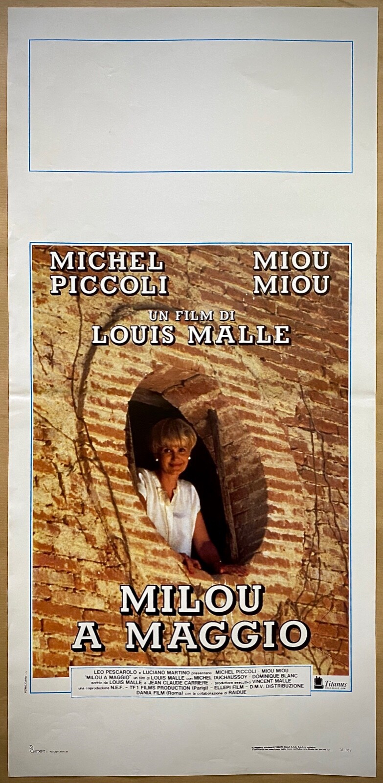 Locandina originale film Milou a maggio (1990) - Regia di Louis Malle