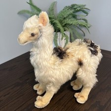 Vintage Steiff Llama long pile Mohair Glass Eyes 10.5  No Tag
