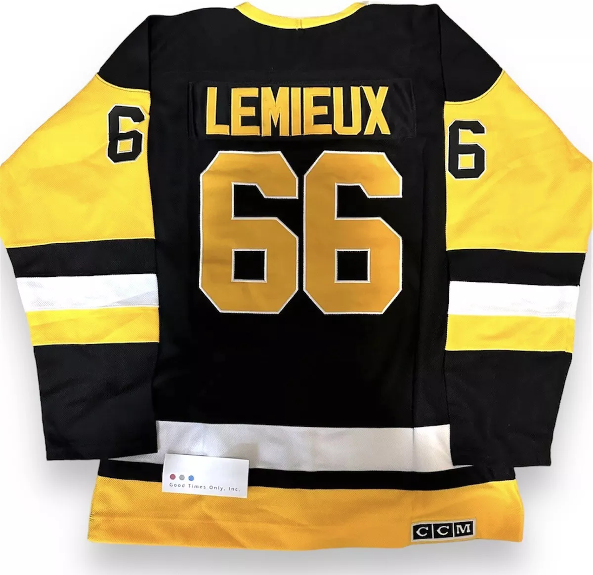 Pittsburgh Penguins Mario Lemieux Vintage Throwback Jersey