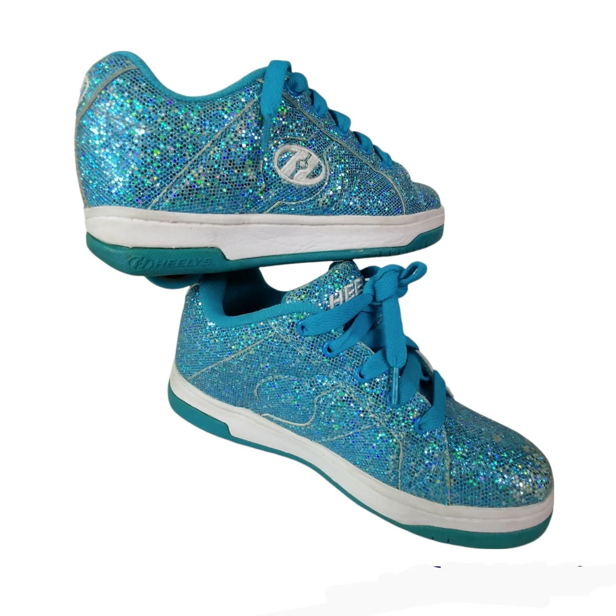 Girls blue deals heelys