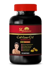 Fatty acids for kids - NORWEGIAN COD LIVER OIL 600MG 1B - cod liver oil organic