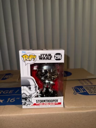 Star Wars Funko Pop Vinyl Figure #296 Stormtrooper Silver