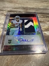 2022 Panini Illusions Jalen Tolbert First Impressions Auto Jersey Patch #/50