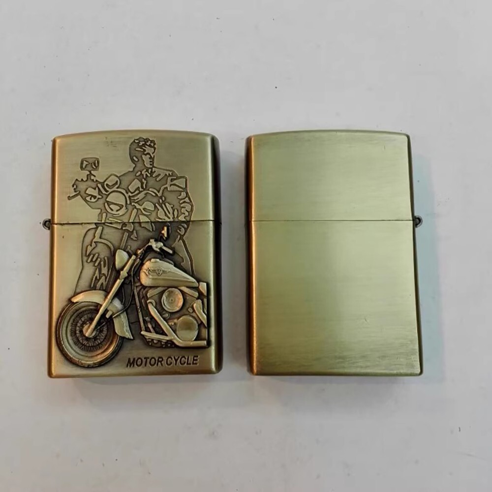 Cruiser Pocket Rocket Motorcycle Biker Windproof Kerosene Pocket Lighter 