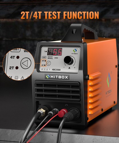 HITBOX HBC5500 Plasma Cutter 55A – 21mm Schneiden, IGBT Inverter, Tragbar - Bild 7 von 13