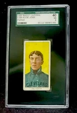1909 T206 Addie Joss Portrait Cleveland Naps HOF Sweet Caporal SGC 3 VG Deadball
