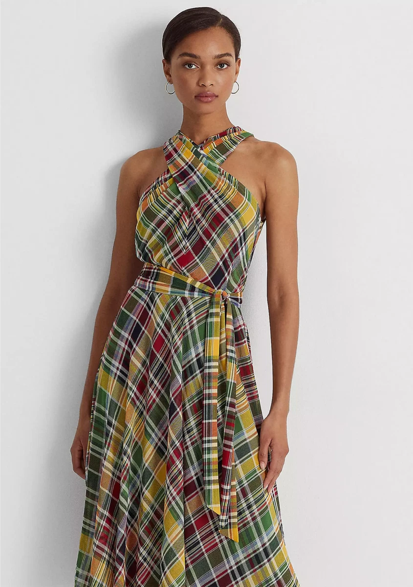 Plaid ralph top lauren dress