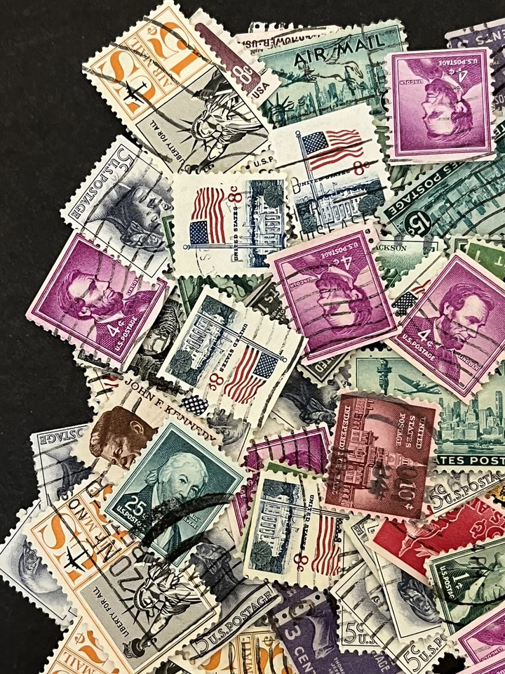 USA - Accumulation of USED Stamps, with Duplicates - Very Nice Lot - Image 2 of 4
