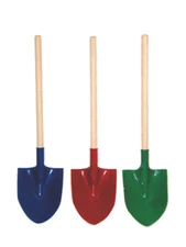Beach Toys - 17" and 30" Wooden Handle Beach Shovels
