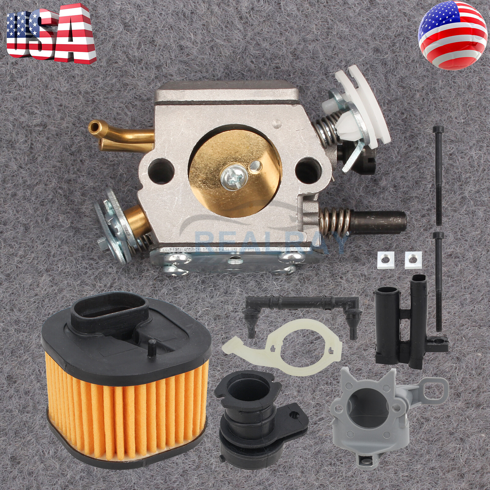 Kit di aspirazione del carburatore Carb HD-12 HD-6 362 365 371 372 Kit di aspirazione del carburatore Carb HD-12 HD-6 362 365 371 372