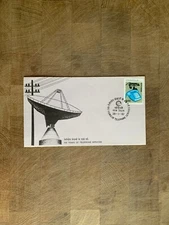 INDIA 1982 FDC TELEPHONE SERVICES SATELLITE TELEGRAPH POLES